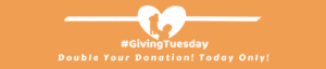 #GivingTuesday - Double your donation! Today only!